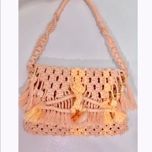 HANDMADE macrame bag
